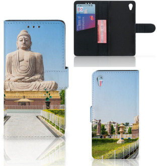 B2Ctelecom Sony Xperia Z3 Bookcase Hoesje Design Boeddha