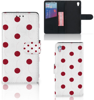 B2Ctelecom Sony Xperia Z3 Bookcase Hoesje Design Cherries