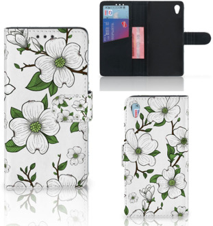 B2Ctelecom Sony Xperia Z3 Bookcase Hoesje Design Dogwood Flowers