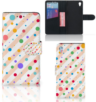 B2Ctelecom Sony Xperia Z3 Bookcase Hoesje Design Dots