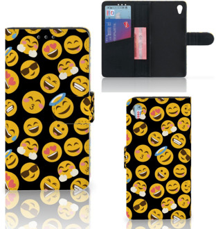 B2Ctelecom Sony Xperia Z3 Bookcase Hoesje Design Emoji