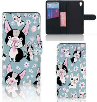 B2Ctelecom Sony Xperia Z3 Bookcase Hoesje Design Hondjes