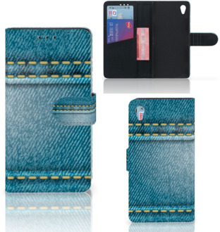 B2Ctelecom Sony Xperia Z3 Bookcase Hoesje Design Jeans