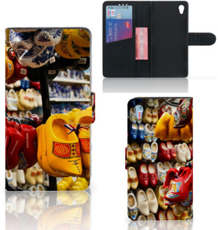 B2Ctelecom Sony Xperia Z3 Bookcase Hoesje Design Klompen