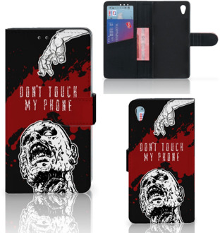 B2Ctelecom Sony Xperia Z3 Bookcase Hoesje Design Zombie Blood