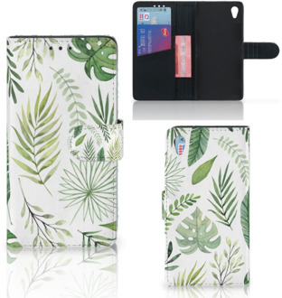 B2Ctelecom Sony Xperia Z3 Bookcase Hoesje Leaves