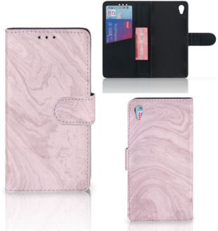 B2Ctelecom Sony Xperia Z3 Bookcase Hoesje Marble Pink