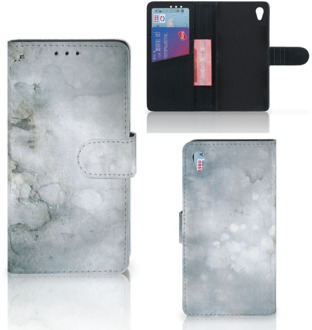 B2Ctelecom Sony Xperia Z3 Bookcase Hoesje Painting Grey