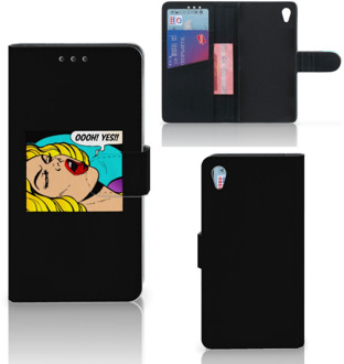 B2Ctelecom Sony Xperia Z3 Bookcase Hoesje Popart Oh Yes