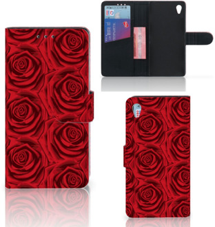 B2Ctelecom Sony Xperia Z3 Bookcase Hoesje Red Roses