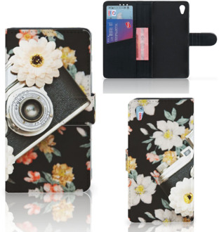 B2Ctelecom Sony Xperia Z3 Bookcase Hoesje Vintage Camera