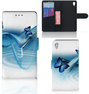 B2Ctelecom Sony Xperia Z3 Uniek Design Hoesje Vlinders