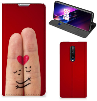 B2Ctelecom Stand Case Cadeau voor Vrouw OnePlus 8 Smart Cover Liefde