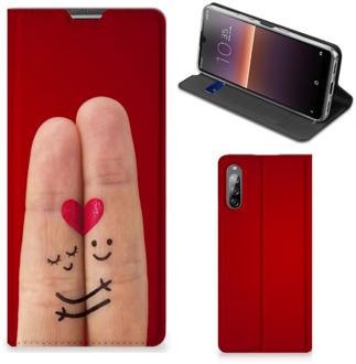 B2Ctelecom Stand Case Cadeau voor Vrouw Sony Xperia L4 Smart Cover Liefde