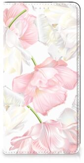 B2Ctelecom Stand Case Hoesje Cadeau voor Mama Samsung Galaxy S20 FE Smart Cover Mooie Bloemen