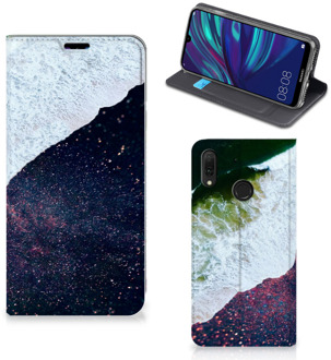 B2Ctelecom Stand Case Huawei Y7 hoesje Y7 Pro (2019) Sea in Space