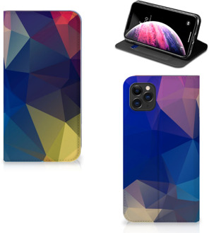 B2Ctelecom Stand Case iPhone 11 Pro Max Polygon Dark