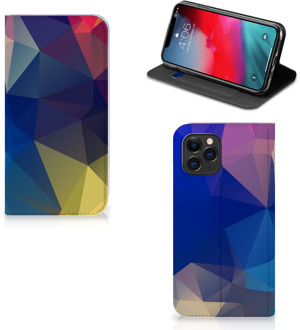 B2Ctelecom Stand Case iPhone 11 Pro Polygon Dark