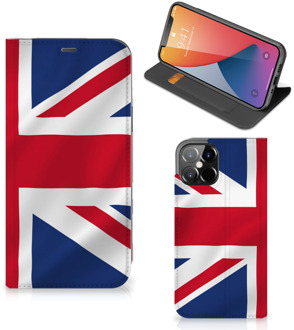 B2Ctelecom Stand Case iPhone 12 Pro Max Telefoonhoesje Groot-Brittannië Vlag