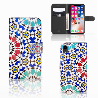 B2Ctelecom Stand Case iPhone Xr Mozaïek