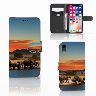 B2Ctelecom Stand Case iPhone Xr Olifanten