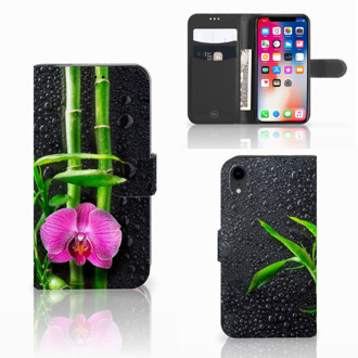 B2Ctelecom Stand Case iPhone Xr Orchidee