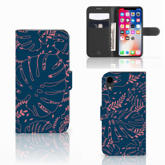 B2Ctelecom Stand Case iPhone Xr Palm Leaves