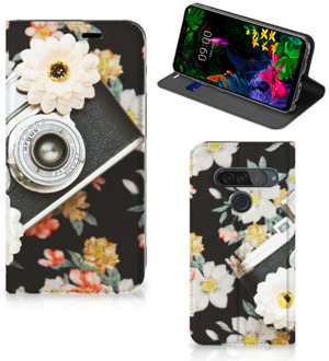 B2Ctelecom Stand Case LG G8s Thinq Vintage Camera