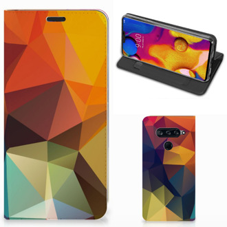 B2Ctelecom Stand Case LG V40 Thinq Polygon Color