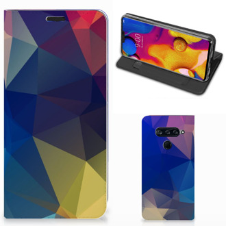 B2Ctelecom Stand Case LG V40 Thinq Polygon Dark