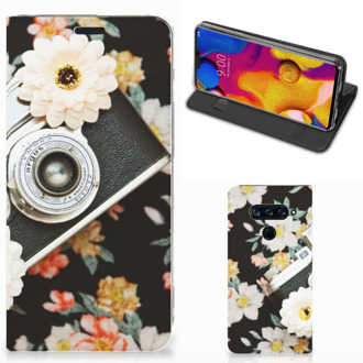 B2Ctelecom Stand Case LG V40 Thinq Vintage Camera