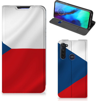 B2Ctelecom Stand Case Motorola Moto G Pro Smart Cover Tsjechische Vlag