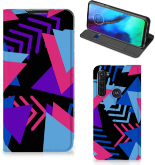 B2Ctelecom Stand Case Motorola Moto G Pro Telefoonhoesje Funky Triangle