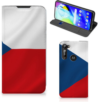 B2Ctelecom Stand Case Motorola Moto G8 Power Smart Cover Tsjechische Vlag