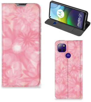 B2Ctelecom Stand Case Motorola Moto G9 Power Telefoonhoesje Lente Bloemen