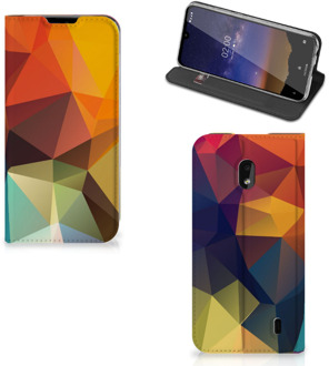 B2Ctelecom Stand Case Nokia 2.2 Polygon Color