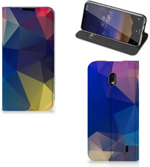 B2Ctelecom Stand Case Nokia 2.2 Polygon Dark