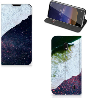 B2Ctelecom Stand Case Nokia 2.2 Sea in Space