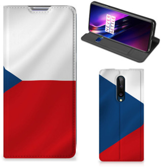 B2Ctelecom Stand Case OnePlus 8 Smart Cover Tsjechische Vlag