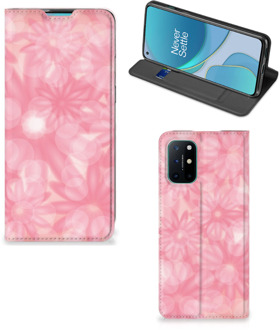 B2Ctelecom Stand Case OnePlus 8T Telefoonhoesje Lente Bloemen