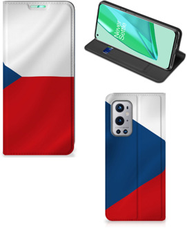 B2Ctelecom Stand Case OnePlus 9 Pro Smart Cover Tsjechische Vlag