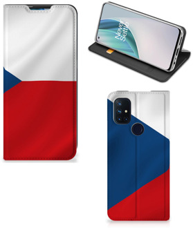 B2Ctelecom Stand Case OnePlus Nord N10 5G Smart Cover Tsjechische Vlag