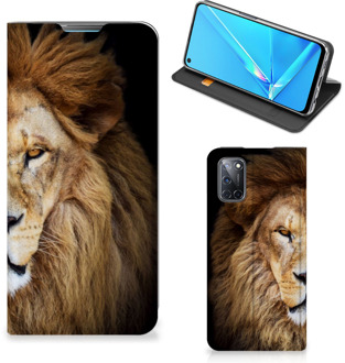 B2Ctelecom Stand Case OPPO A52 | A72 Smart Cover Hoesje Leeuw