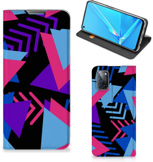 B2Ctelecom Stand Case OPPO A52 | A72 Telefoonhoesje Funky Triangle