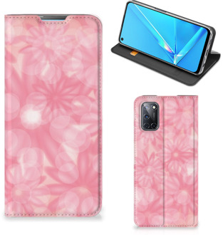 B2Ctelecom Stand Case OPPO A52 | A72 Telefoonhoesje Lente Bloemen