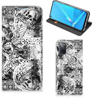 B2Ctelecom Stand Case OPPO A52 | A72 Telefoonhoesje Skulls Angel