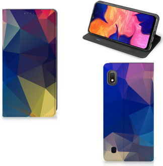 B2Ctelecom Stand Case Samsung Galaxy A10 Polygon Dark