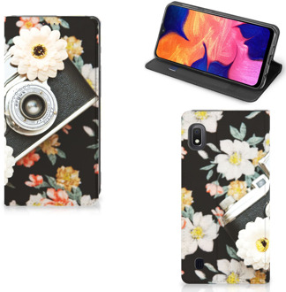 B2Ctelecom Stand Case Samsung Galaxy A10 Vintage Camera