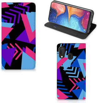 B2Ctelecom Stand Case Samsung Galaxy A20e Funky Triangle