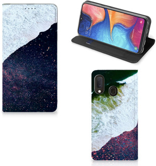 B2Ctelecom Stand Case Samsung Galaxy A20e Sea in Space